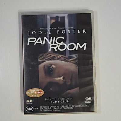 Panic Room (DVD, 2002) Kristen Stewart, Forest Whitaker, Jodie Foster Region 4