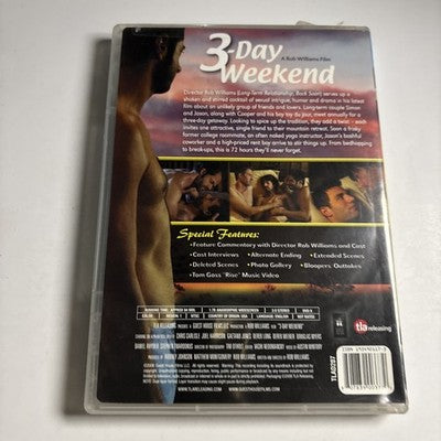 3-Day Weekend - A Rob Williams Film (DVD, 2008) Region 1