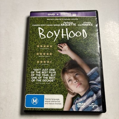Boyhood (DVD, 2014) Ethan Hawke, Patricia Arquette Region 4,2