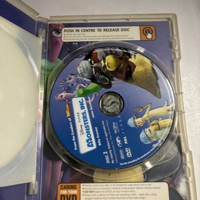Monsters, Inc. - Deluxe 2 Set (DVD, 2001) Region 4