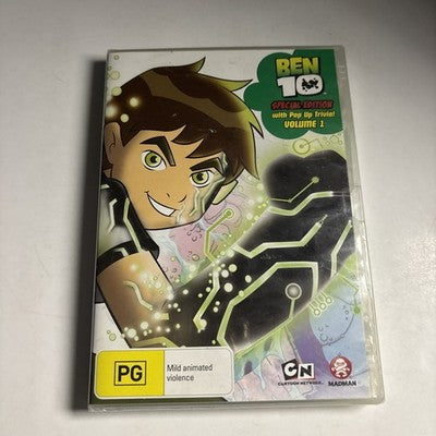 Ben 10 - Special Pop Up Edition : Volume 1 (DVD, 2008) Region 4 NEW