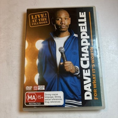 Dave Chappelle - For What It's Worth (DVD, 2004) Region 4