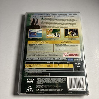 Bambi (Special Edition, DVD, 1942) Region 4