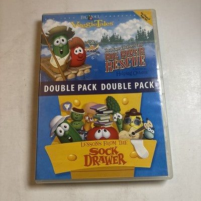 VeggieTales Big River Rescue / Lessons from the Sock Drawer DVD All Regions