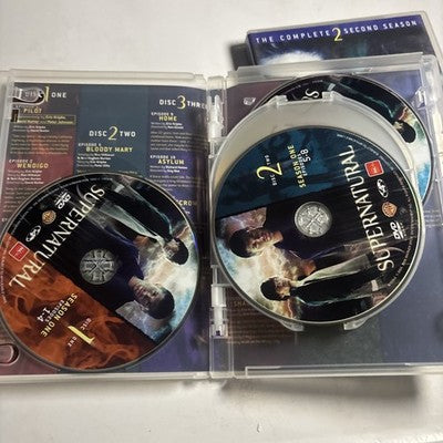 Supernatural : Season 1 & 2 (DVD, 2005) Region 4