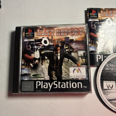 The Last Report Sony Playstation 1 PS1 Manual PAL