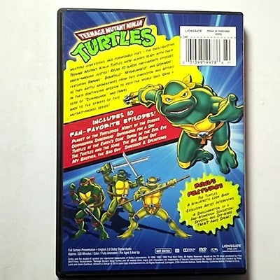 Teenage Mutant Ninja Turtles: Cowabunga Classics (DVD, 2014) Region 1