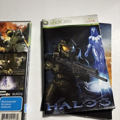 Halo 3 Xbox 360 Classics W/ Manual PAL Microsoft
