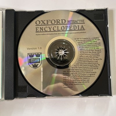 Oxford Interactive Encyclopedia PC CD-ROM Windows 95/98