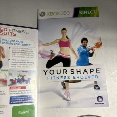 Your Shape: Fitness Evolved Xbox 360 Manual PAL