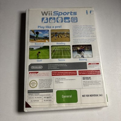 Wii Sports (Nintendo Wii, 2006) PAL