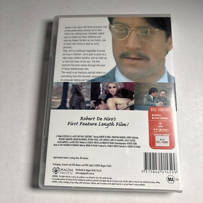 Greetings (DVD, 1968) Robert De Niro Region 4 NEW