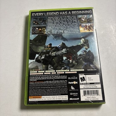 Halo: Reach Xbox 360 NTSC