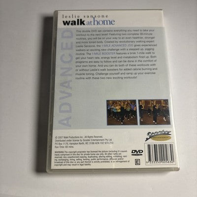 Walk At Home - 1-Mile Workouts - Leslie Sansone (DVD, 2007) All Regions