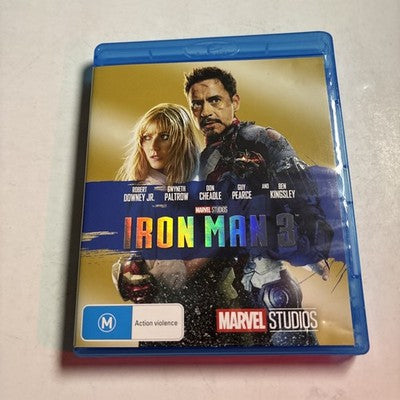 Iron Man 3 (Bluray, 2013) Robert Downey Jr All Regions