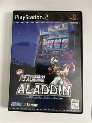 Pachi-Slot Aladdin II Evolution PS2 Sony PlayStation 2 NTSC-J Japanese Complete