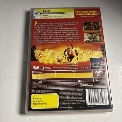 The Incredibles (DVD, 2004) Samuel L. Jackson, Craig T. Nelson, Region 4