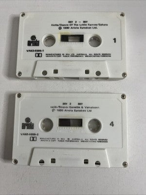 Sky – Sky 2 (Cassette, 1980, 2-Tapes) Australia VAK2 0289