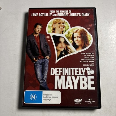 Definitely, Maybe (DVD, 2008) Ryan Reynolds, Isla Fisher Region 4,2 NEW