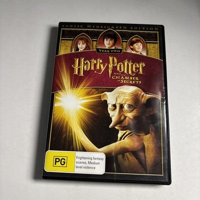 Harry Potter and the Chamber of Secrets (DVD, 2002) Region 4