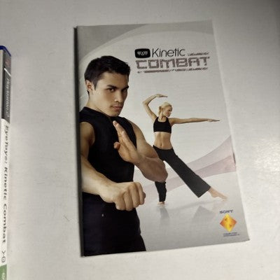 Kinetic Combat For Eyetoy Sony Playstation 2 PS2 PAL Manual