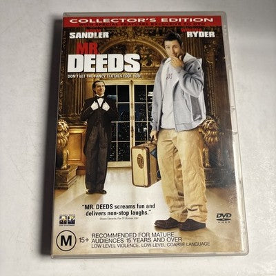 Mr Deeds (DVD, 2002) Adam Sandler Region 4