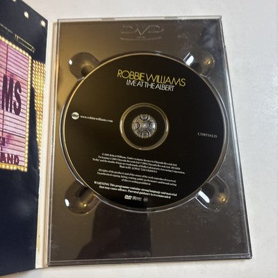 Robbie Williams - Live at the Albert (DVD, 2001) All Regions