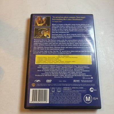 Beetlejuice (DVD, 1988) Alec Baldwin, Michael Keaton, Geena Davis, Region 4