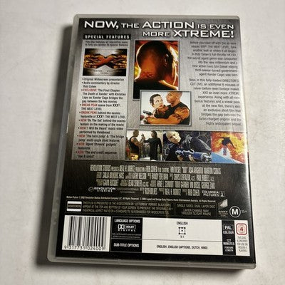 Xxx (DVD, 2002) Vin Diesel Region 4 NEW