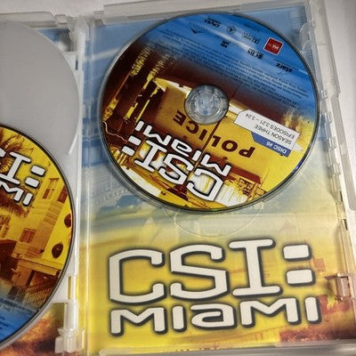 Csi: Miami : Season 3 (DVD, 2004) Region 4