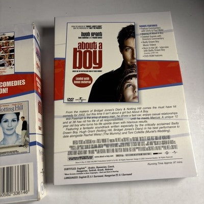 Bridget Jones, Love Actually, About A Boy, Notting Hill, Edge of Reason DVD