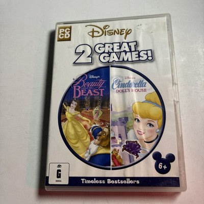 Disney: Beauty And The Beast / Cinderella Doll's House PC CDROM