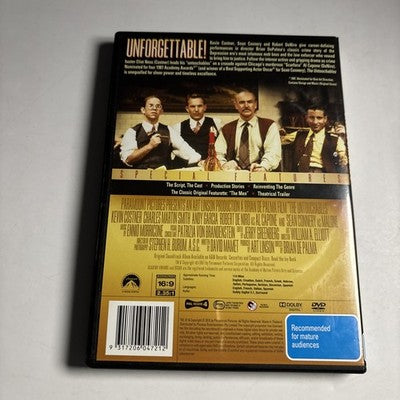 The Untouchables (DVD, 1987) Kevin Costner, Robert De Niro Region 4 NEW