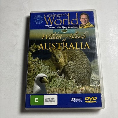 Grainger's World: Wildest Isalnds Of Australia DVD  Documentary All Regions