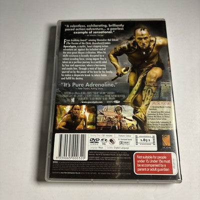 Apocalypto (DVD, 2006) Jonathan Brewer, Dalia Hernandez, Rudy Youngblood Region4