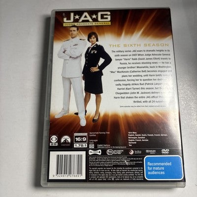 Jag : Season 6 (DVD, 2000) Region 4