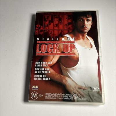 Lock Up (DVD, 1989) Sylvester Stallone Region 4 NEW