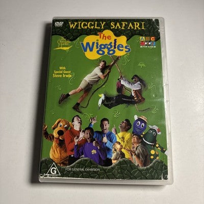 The Wiggles - Wiggly Safari (DVD, 2002) Steve Irwin Region 4