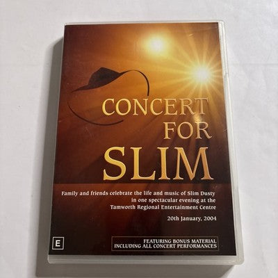 Concert For Slim (DVD, 2004) Slim Dusty All Regions