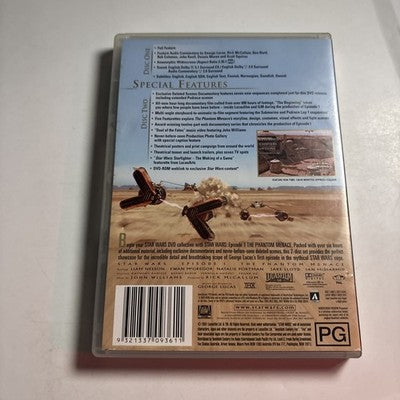 Star Wars : Episode I - The Phantom Menace (DVD, 1999) Region 4