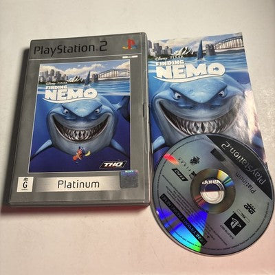 Finding Nemo PS2 Playstation 2 Sony Platinum Complete w/ Manual PAL