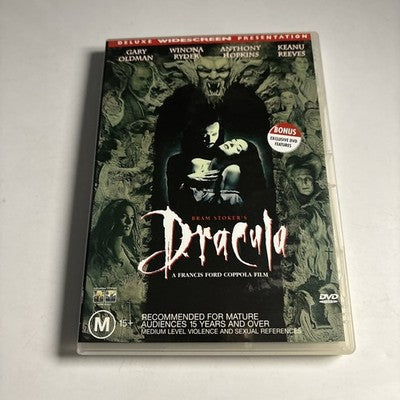 Bram Stoker's Dracula (DVD, 1992) Keanu Reeves, Winona Ryder Region 4