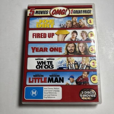 Fired Up!  / Joe Dirt / Little Man / White Chicks / Year One DVD Region 4