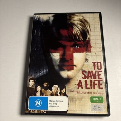 To Save A Life (DVD, 2009) Kim Hidalgo, Joshua Weigel, All Regions NEW
