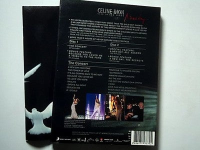Céline Dion – A New Day... Live In Las Vegas (DVD, 2007, 2-Disc) Region 4,2