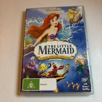 The Little Mermaid (Special Edition, DVD, 1989) Disney Region 4 NEW