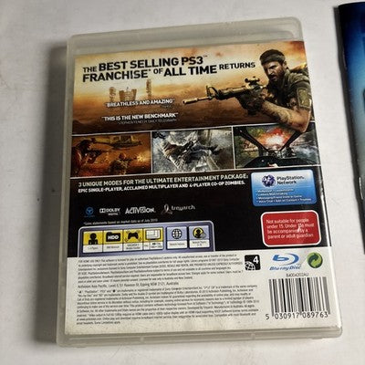 Call Of Duty: Black Ops Sony PS3 Manual