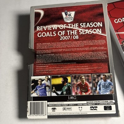 Premier League Season Review - Goals of the Season 07/08 (DVD, 2008) Region 4