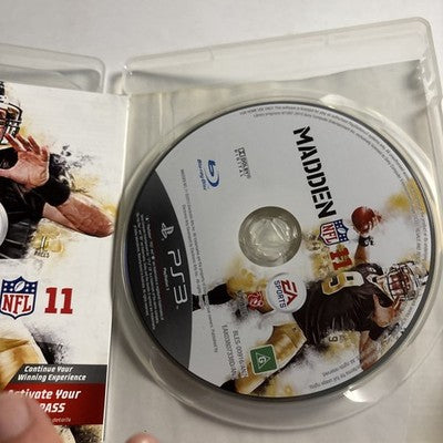 Madden NFL 11 for Sony PS3 / PlayStation 3 With Manual