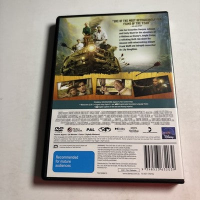 Jungle Cruise (DVD, 2021) Dwayne Johnson, Emily Blunt Region 4